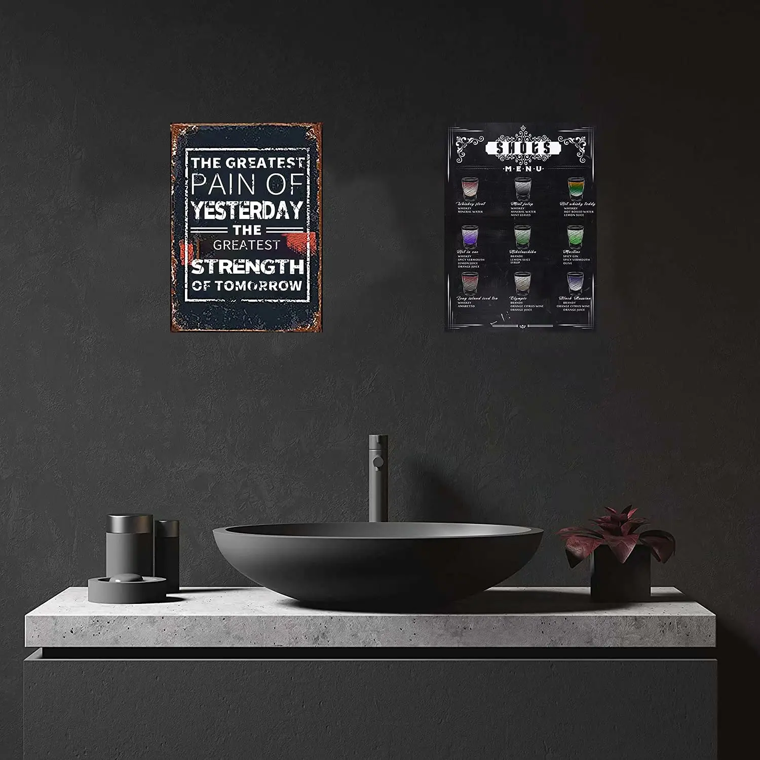 Винтажный металлический жестяной знак в стиле ретро с вашими ягодицами 8x12 дюймов