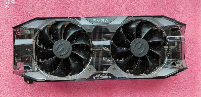Фото Оригинальная задняя панель кулера для видеокарты EVGA RTX2080Ti №2
