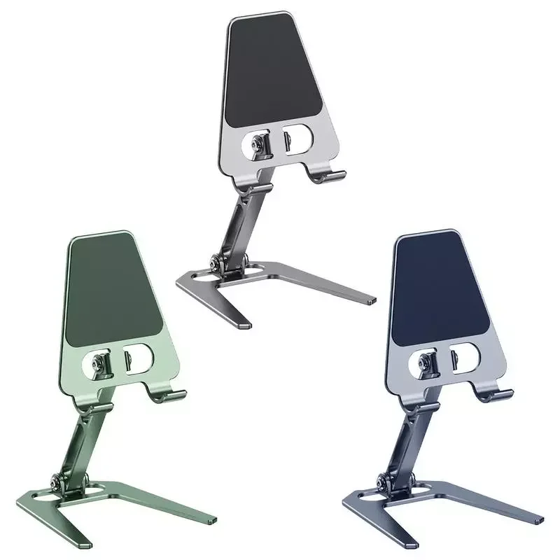 

Cell Stand Desk Adjustable Foldable Aluminum Alloy Mobile Bracket Mobile Tablet Holder