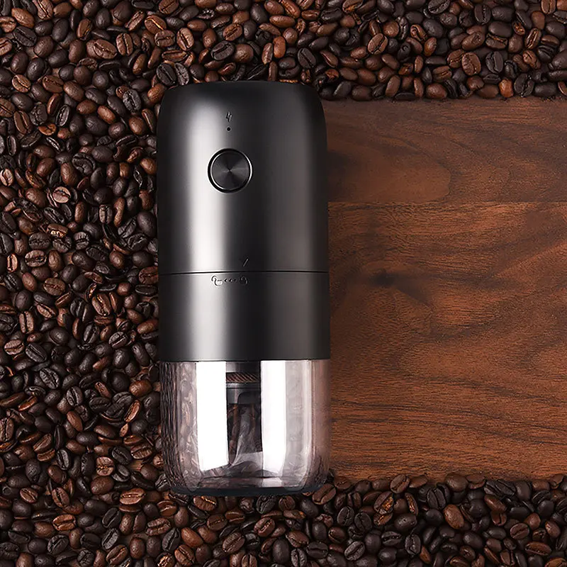 Coffee Grinder Portable USB Charging Coffee Bean Grinder Stainless Steel Coarse Grains Medicinal Herb Grinding Machine