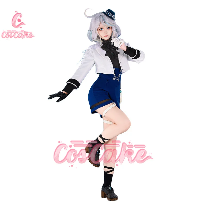Coscake Furina Косплей Игра Genshin Impact Костюм Концертный Милый Элегантный Поющий Женский