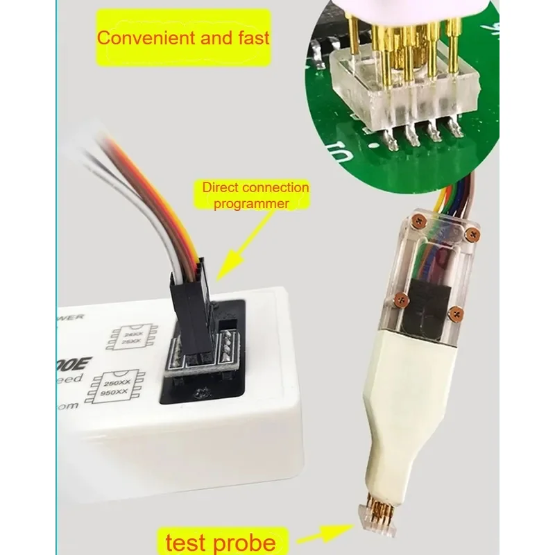 Фото 1 шт. Sop8 Soic8 TSSOP8 MSOP8 SOP16, разряд чипа, сжигание, зонд, пружинная игла, вспышка, кабель горелки для чипа eeprom №5