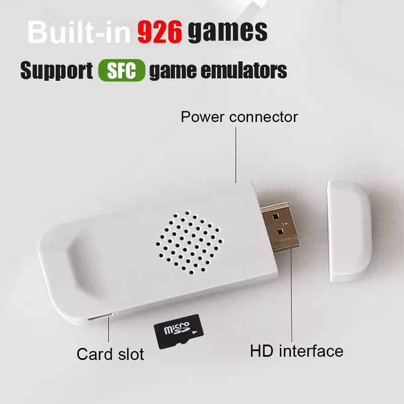 Фото Беспроводная игровая консоль VERORA для SNES, совместимая с HDMI, Игровая приставка со встроенными 3500 + Ретро-играми для SFC Drive №5