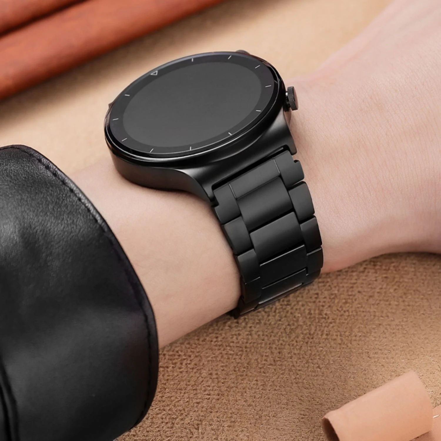 Titanium Alloy Strap for Huawei Watch Gt3 Gt2 Metal Watch3pro New Glory GS3 Smart Watch Magic2/dream Business Runner New Porsche