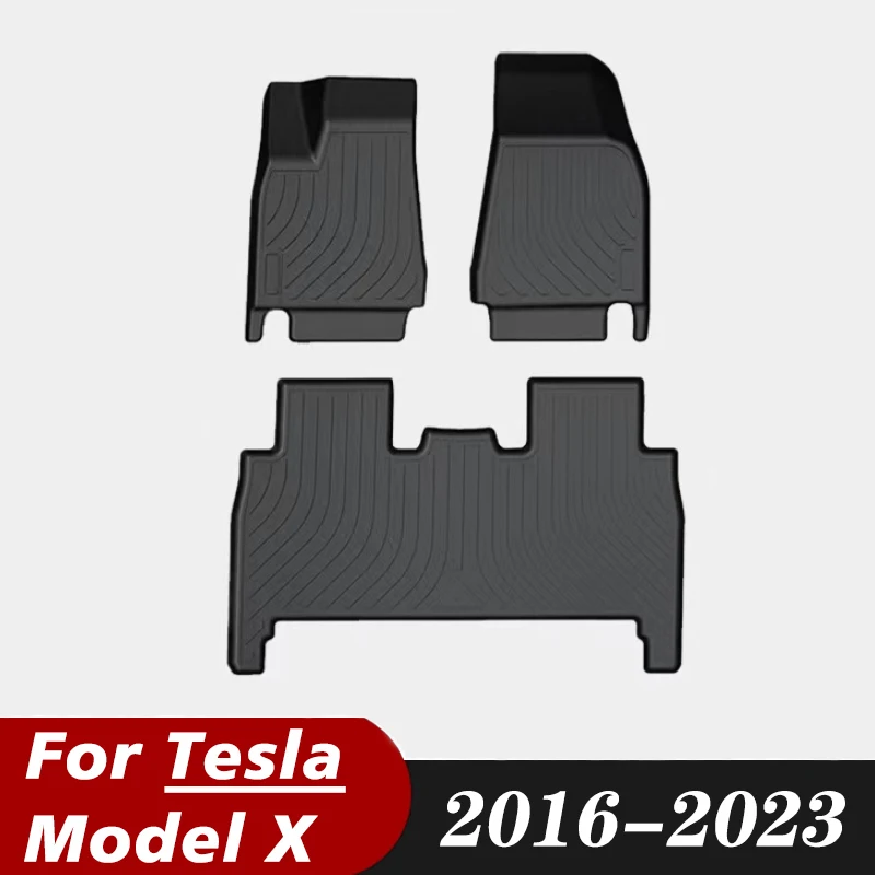 

Fully Surrounded Special Foot Pad For Tesla Model X Waterproof Non-Slip Trunk Floor Mat TPE Modified Accessories 2016-2023