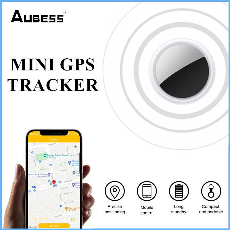 

Мини GPS-трекер для детей, позиционирование, смарт-поисковик для домашних животных для Apple airtag, аксессуары, трекеры с защитным чехлом