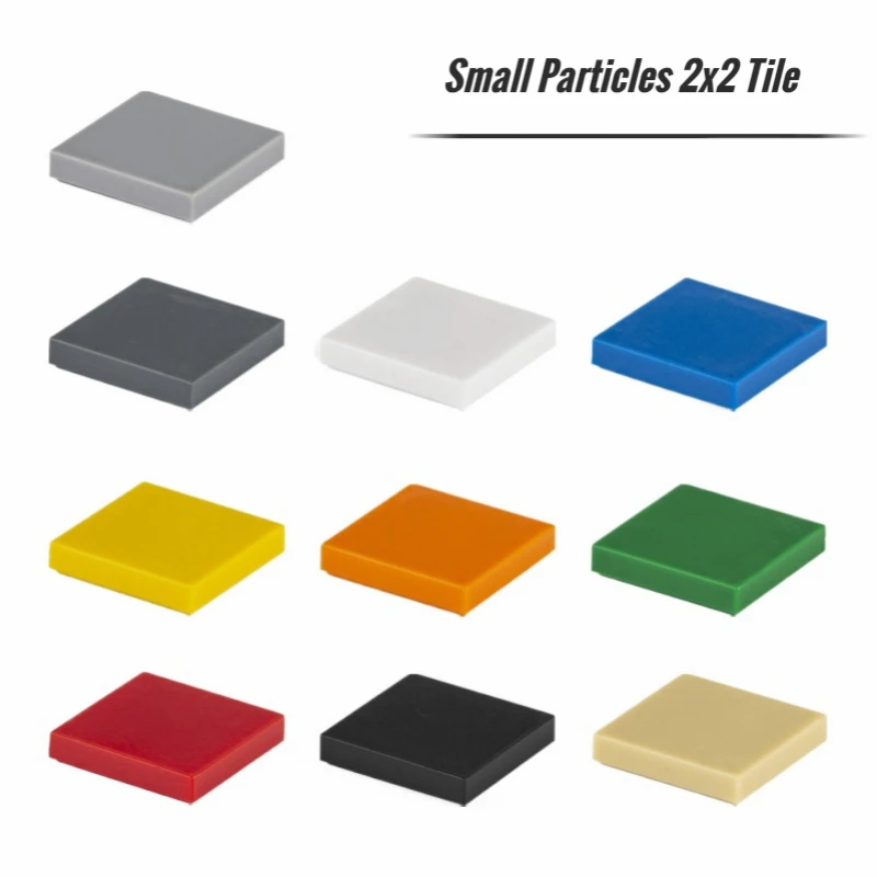 100 г мелкие частицы 3068 плитка 2x2 Кирпичи DIY строительные блоки Совместимые креативный подарок строительные блоки MOC замок игрушки