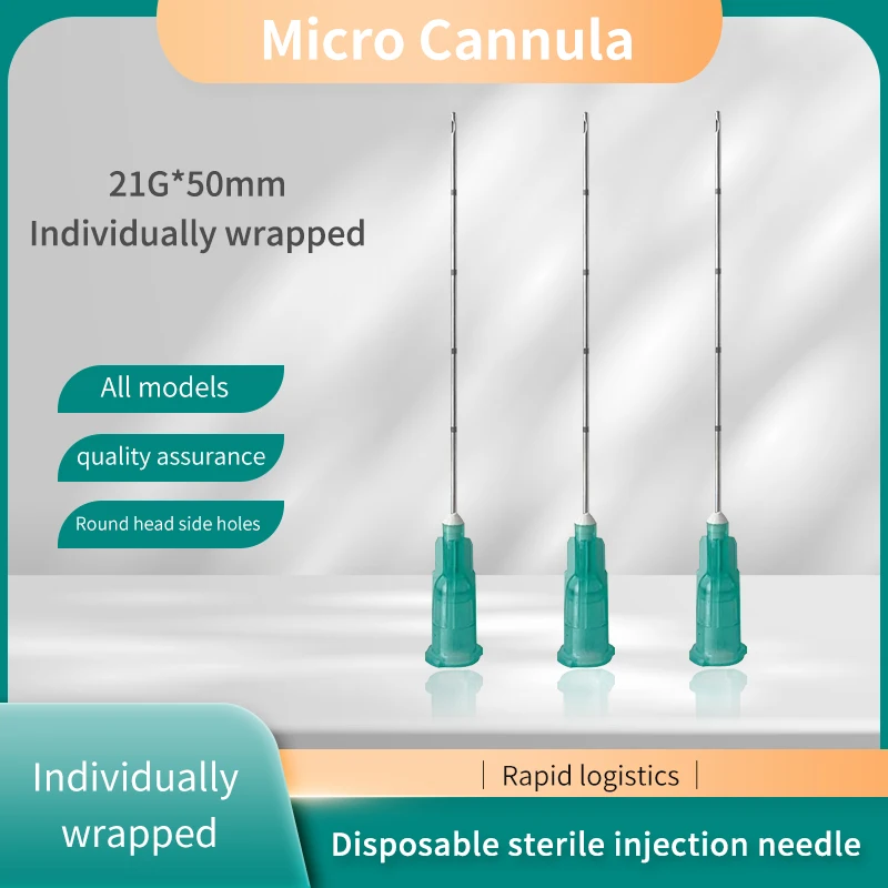 

Manufacture High Toughness Disposable Hypodermic filler Needle 18G 30G canula Micro Blunt tip Cannula with filler