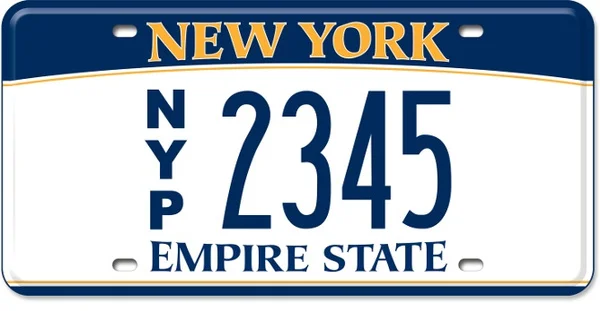 

New York Press License Plate Tin Tag Car Truck Posters Painting Wall Hanging