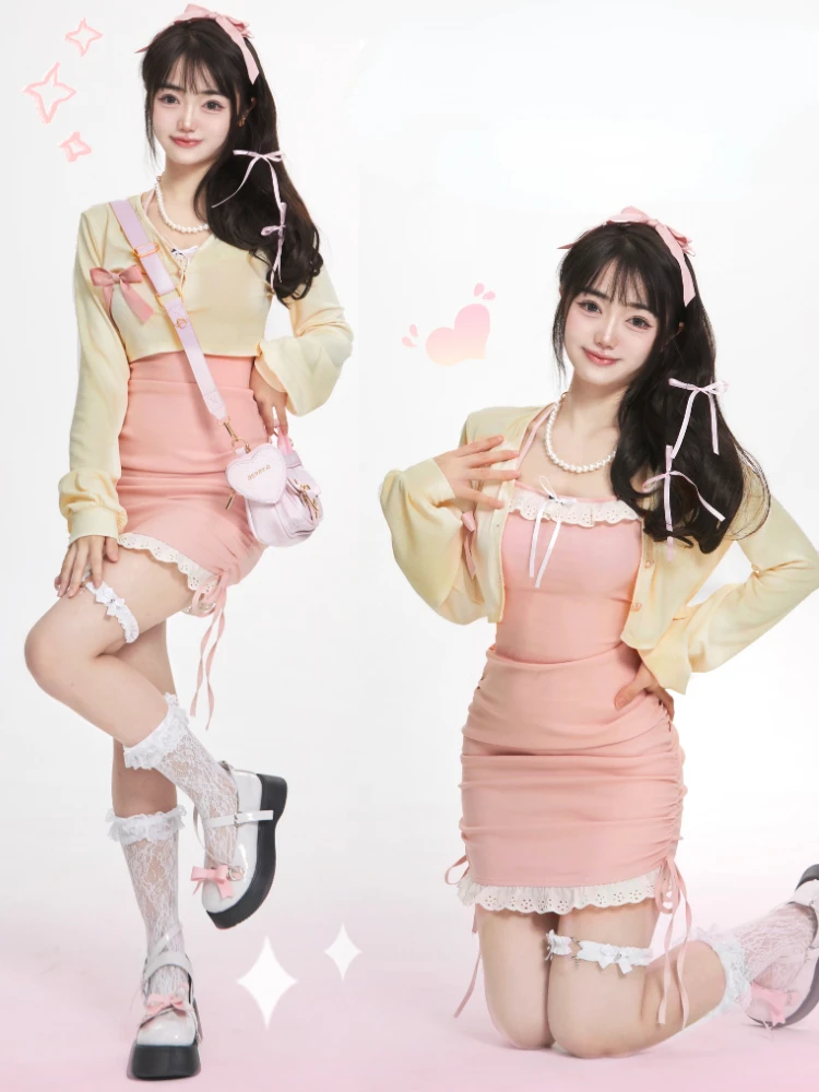 Женский комплект из двух предметов в стиле лолита