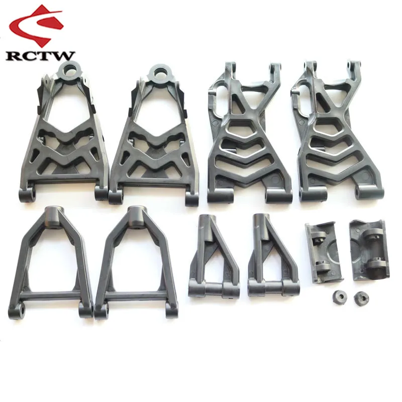 

Plastic Upgraded Reinforced Complete Arm Set Suspension Arm Set Fits 1/5 HPI Baja 5b Ss 5t 5sc King Motor