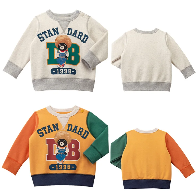 

Свитер детский с длинным рукавом и круглым вырезом, из хлопка