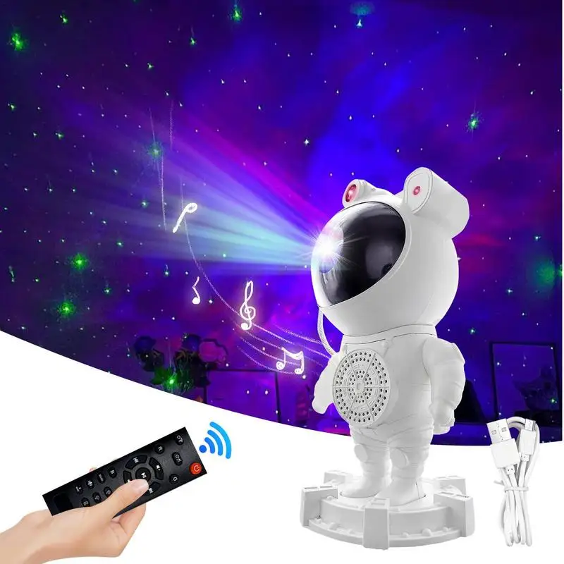 

Starry Projector Light Astronaut Night Projector Nebula Star Projector Starlight Projector 360 Degree Rotation Color Changing