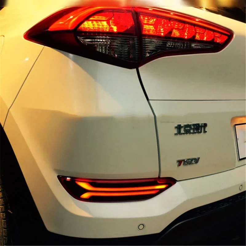 Автомобильные светодиодные задние фонари для Hyundai Tucson 2015 2016 2017 2018 3-в-1 указатель