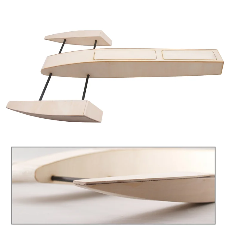 Скоростная лодка на радиоуправлении деревянная скоростная Sponson Outrigger наборы