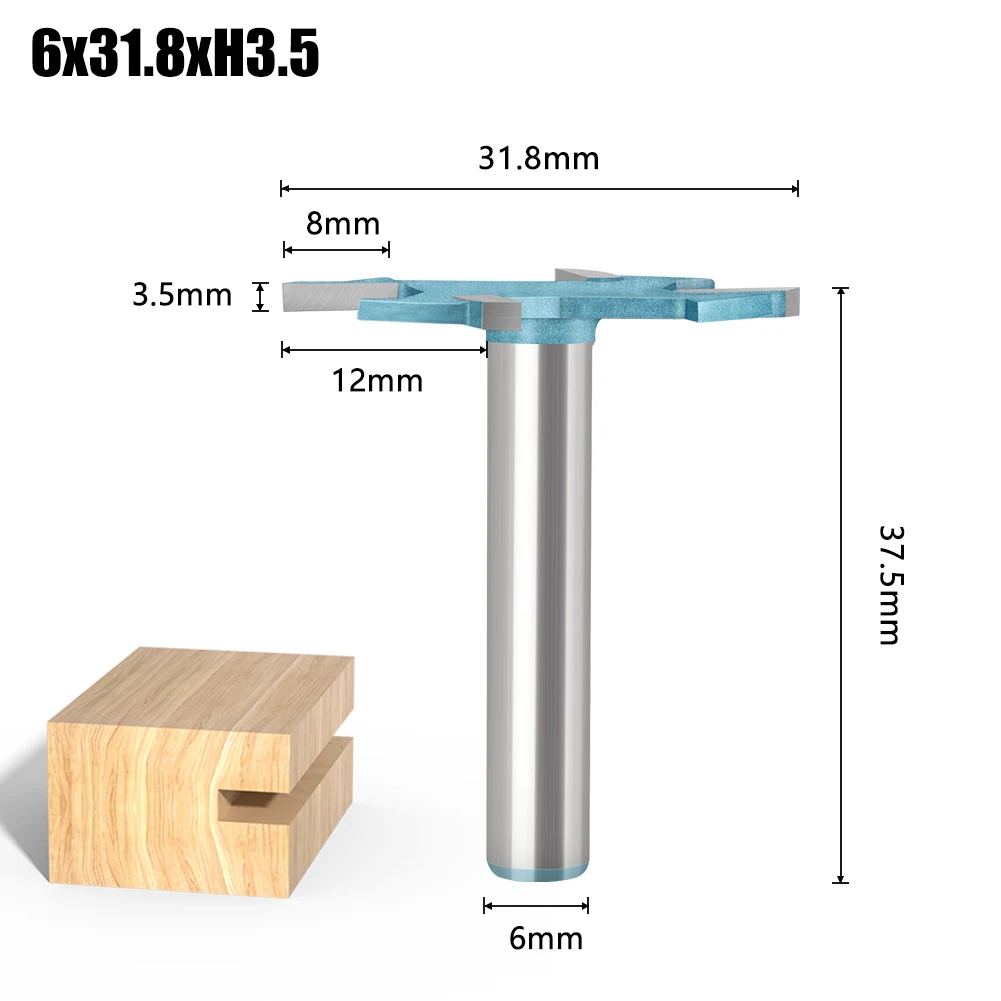 

Фрезы JGZUI для дерева и металла 6 мм