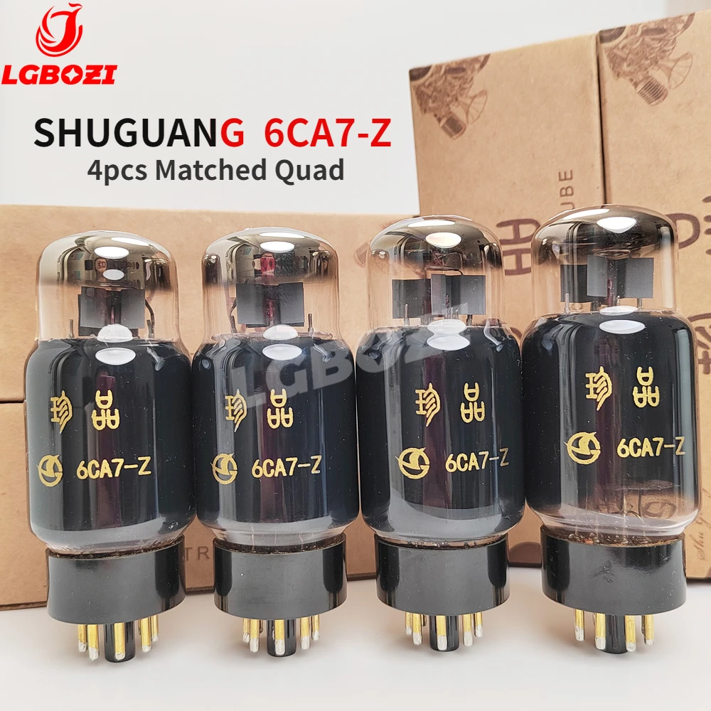 SHUGUANG 6CA7-Z Обновление лампы вакуумной EL34 KT77 6L6GC 6P3P EL34B 5881 соответствующий усилитель
