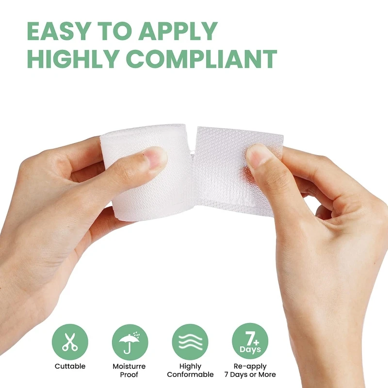 Mebak Прозрачный Силиконовый Лист Для Шрамов Безболезненная Ремонтная Лента