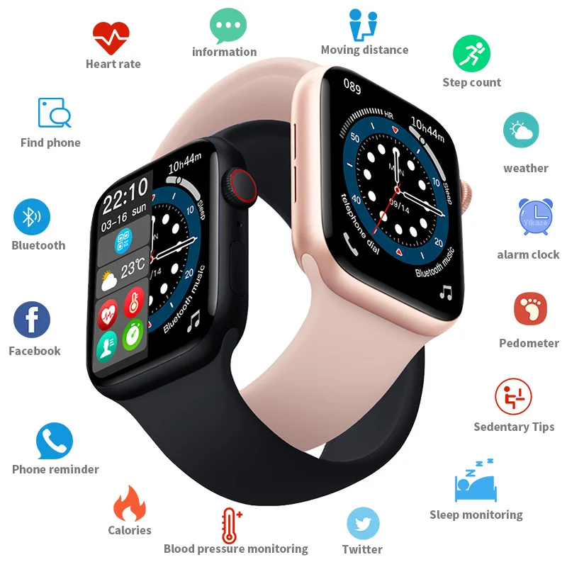 

IWO 27 Series 7 Smart Watch Sport Fitness Wireless Full Touch Screen Bluetooth Call Women Smartwatch PK IOW 13 T500 i7 PRO DT100