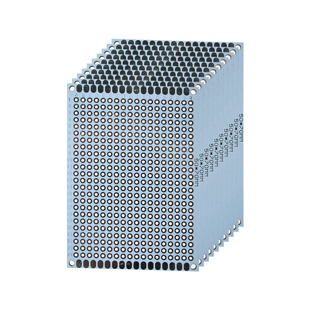 

10 шт., двухсторонняя печатная плата 5x7 см
