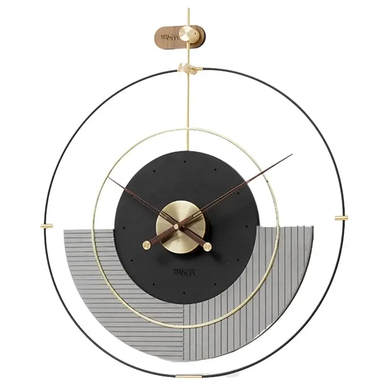 

Большие настенные часы с современным механизмом, роскошные тихие гигантские настенные часы в скандинавском стиле для гостиной, домашний де...