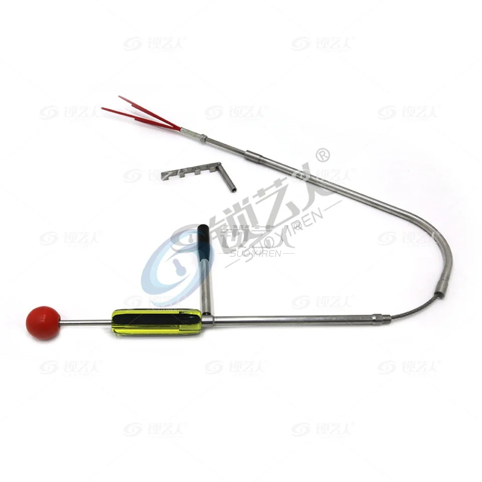 

HUK Three Notch Pressing Handle Cat Eye Locksmith's Special Tool