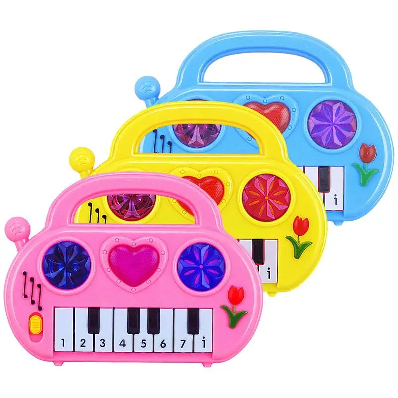 

Игрушка-пианино Детская электрическая в форме органа, развивающая игрушка в форме сердца для развития интеллекта и творчества