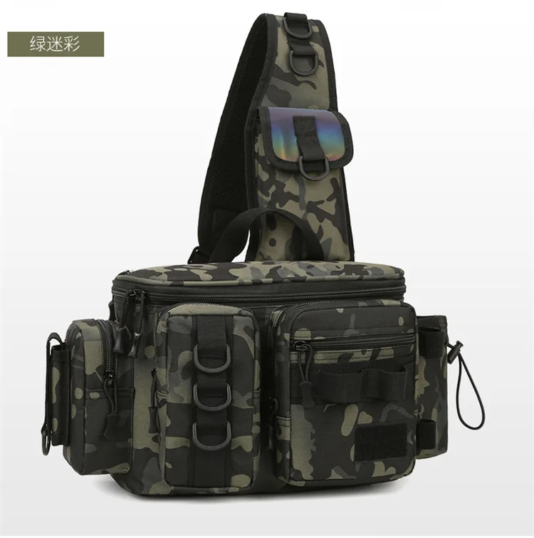 Lure bag new multi-functional fishing bag travel outdoor sports one-shoulder cross-body Lure belt bag men