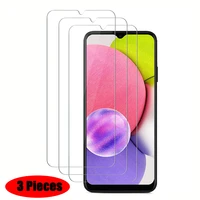 3 pack 2 5d edge 9h hd clear tempered glass film for galaxy a03 screen protector for samsung galaxy galaxy a03 a03s a03 core