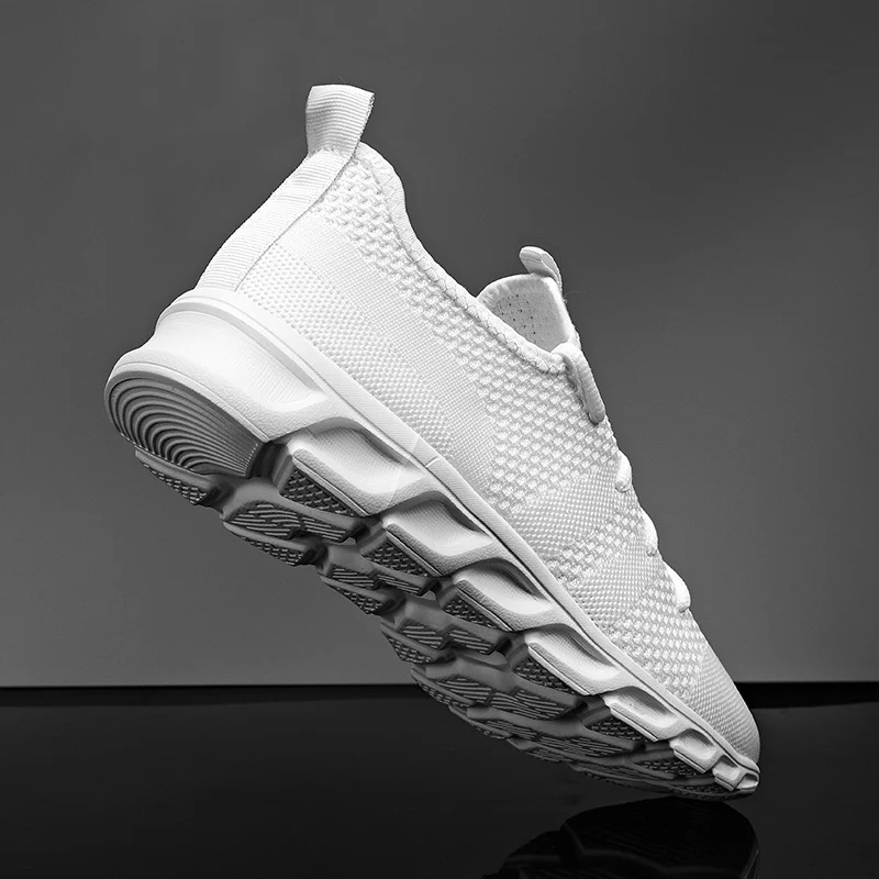 

Кроссовки мужские летающие тканые, беговая Обувь на воздушной подушке, низкие берцы, повседневная обувь для ходьбы