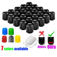 tyre valve dust caps valve stem covers plastic tire caps with o rubber ring for car motorbike trucks bicycle airtight seal