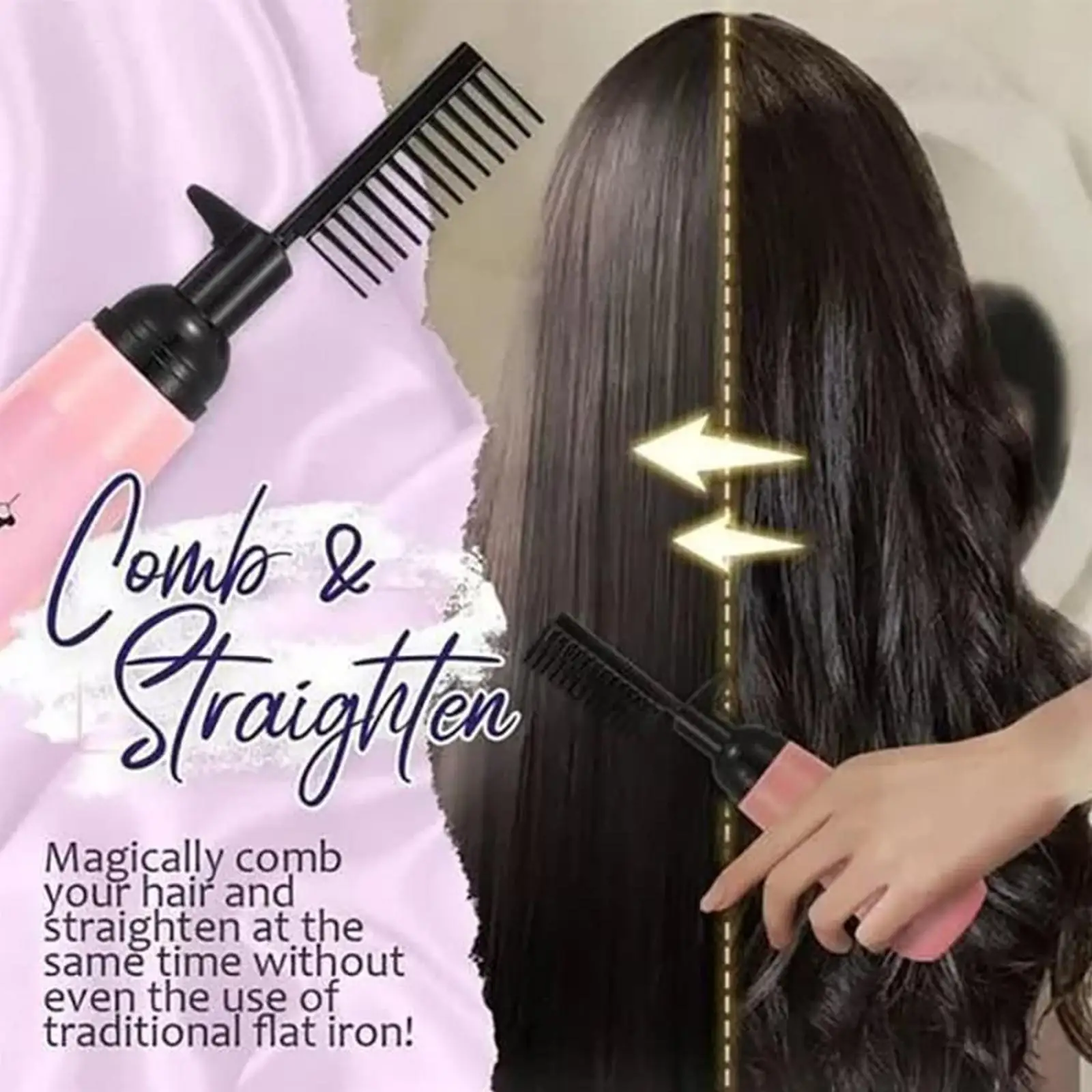 

3 Second Hair Straightener Cream Deep Curly Hair Treatment Hair Care Dry Hair Smoothing Moisturizing Straightener Cream Salon