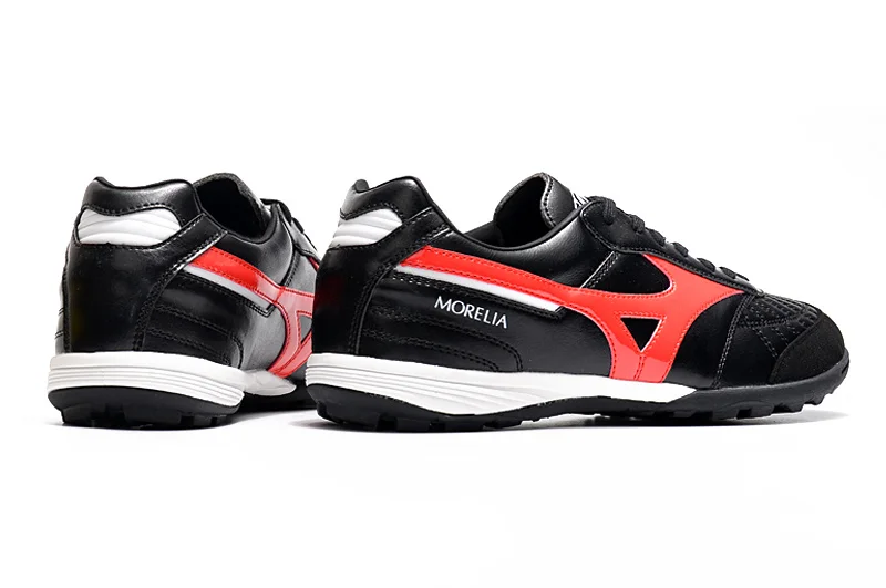 Original Mizuno Creation MORELIA TF M8 Men's Sports Shoes Mizuno Outdoor Sneakers Black/Red Color Size Eur 40-45