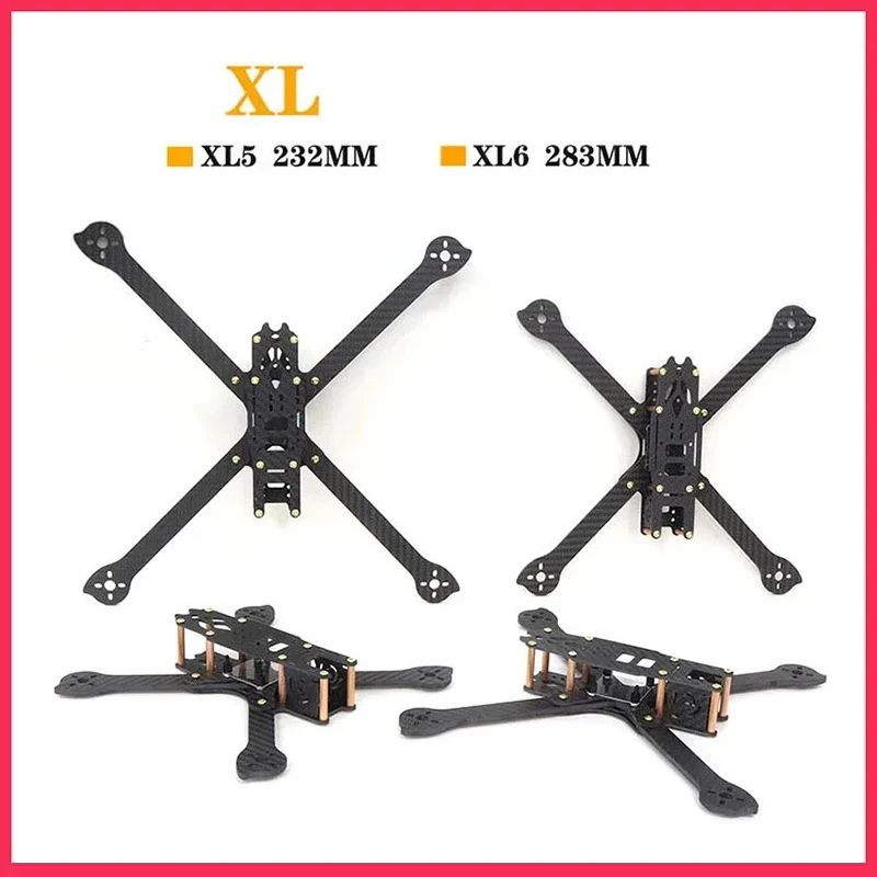 

3K Углеродное волокно XL5 232 мм XL6 283 мм TrueX 5/6 дюймов FPV рама для фристайла гоночный Дрон