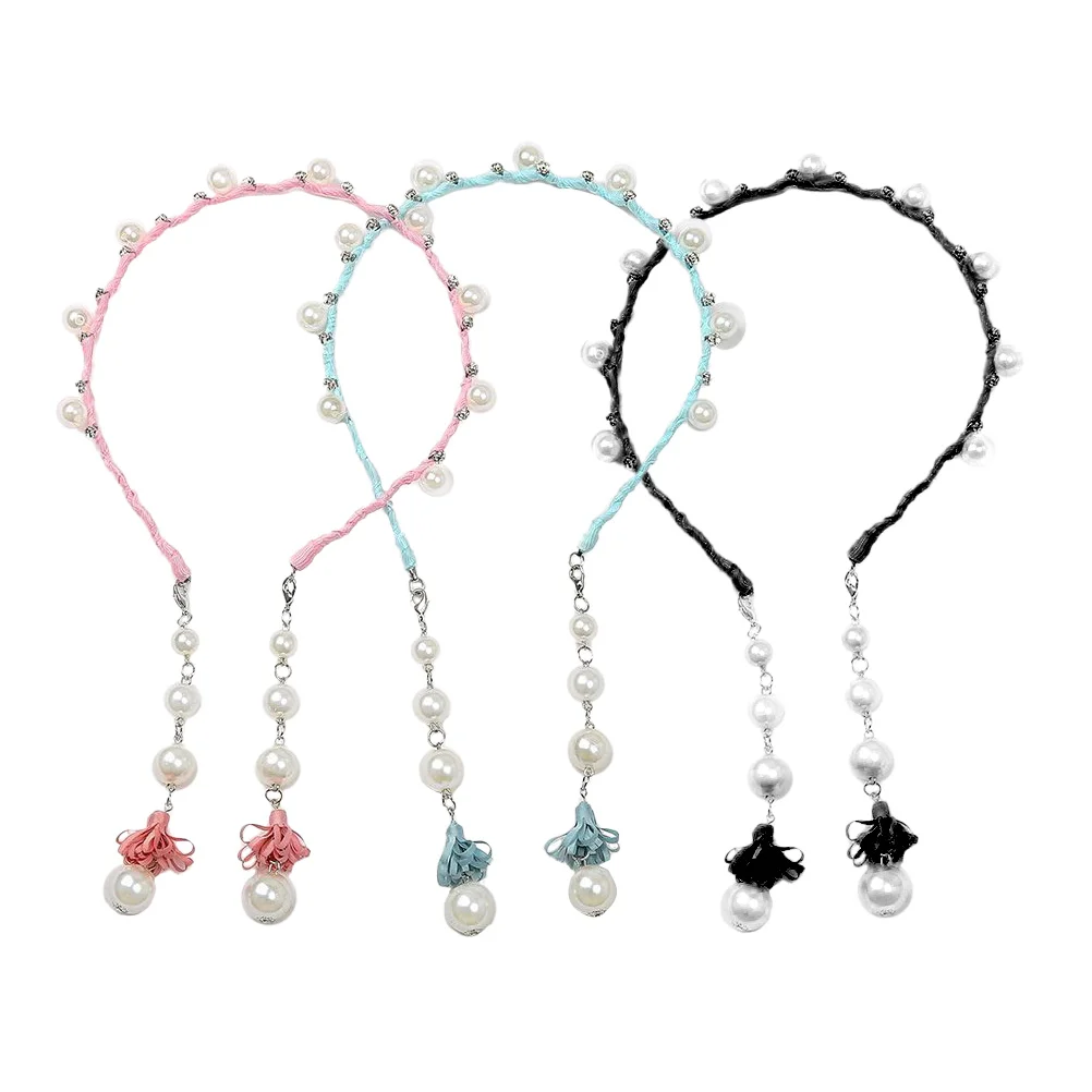 

3 шт., детские заколки для волос с жемчугом