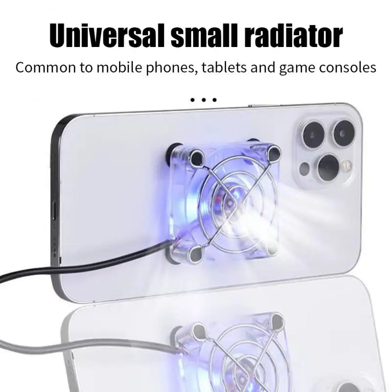 

Portable Mini Mobile Phone Cooling Fan Radiator Cooling Artifact Cell Phone Cool Heat Sink Usb Charging Cooling Game Cooler