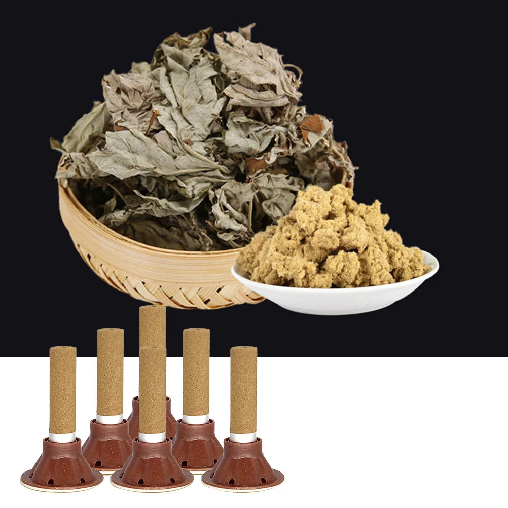 

50 Pcs Moxibustion Cream Smokeless Moxa Moxa Box Bold Moxa Sticks Moxibustion Moxibustion Patch