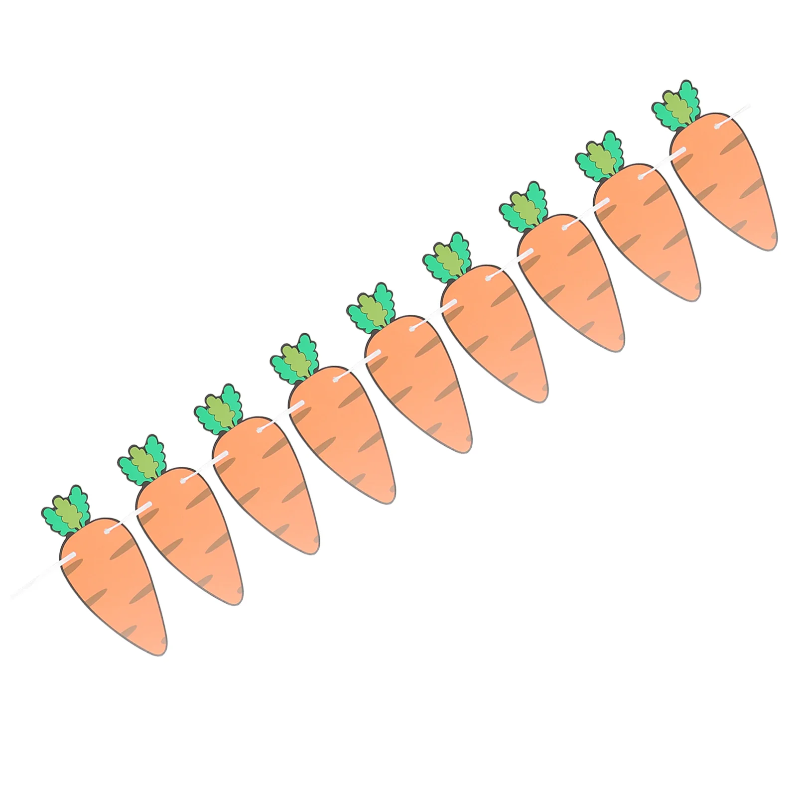 

1 Set Easter Party Decoration Easter Carrot Banner Easter Festive Bunting Party Favor