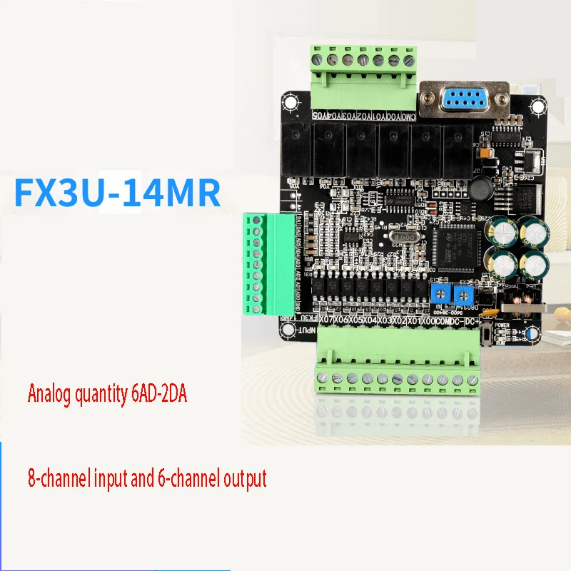 

FX3U-14MR domestic 485 high-speed PLC industrial control board is compatible with FX1N and FX2N online monitoring