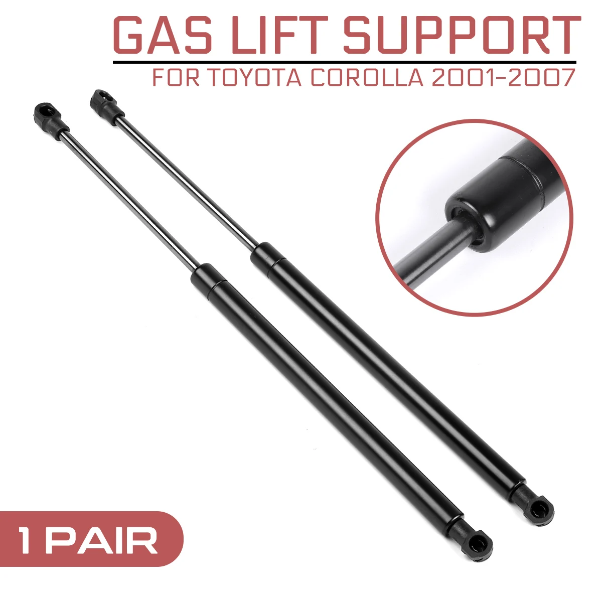 

Car Rear Trunk Tailgate Boot Gas Spring Shock Lift Struts Support Rod Arm Bar For Toyota Corolla 2001-2007 ZZE120 ZZE121 CDE120