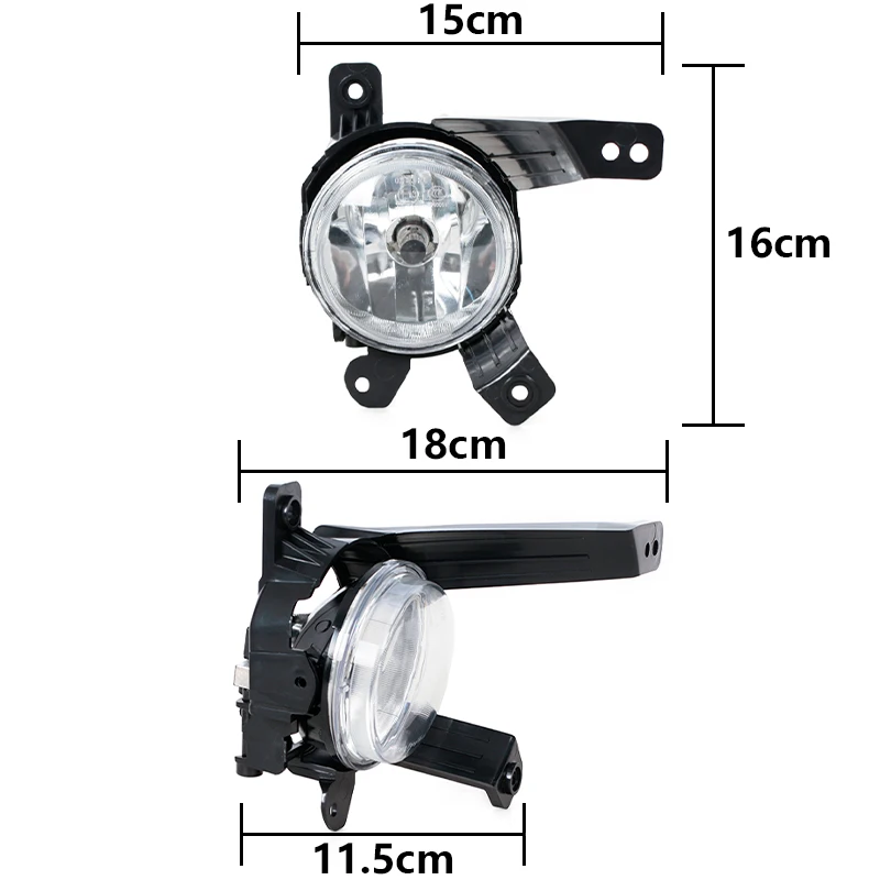 Противотуманные фары в сборе для Ssangyong Korando C New Actyon 2014 2015 галогенные
