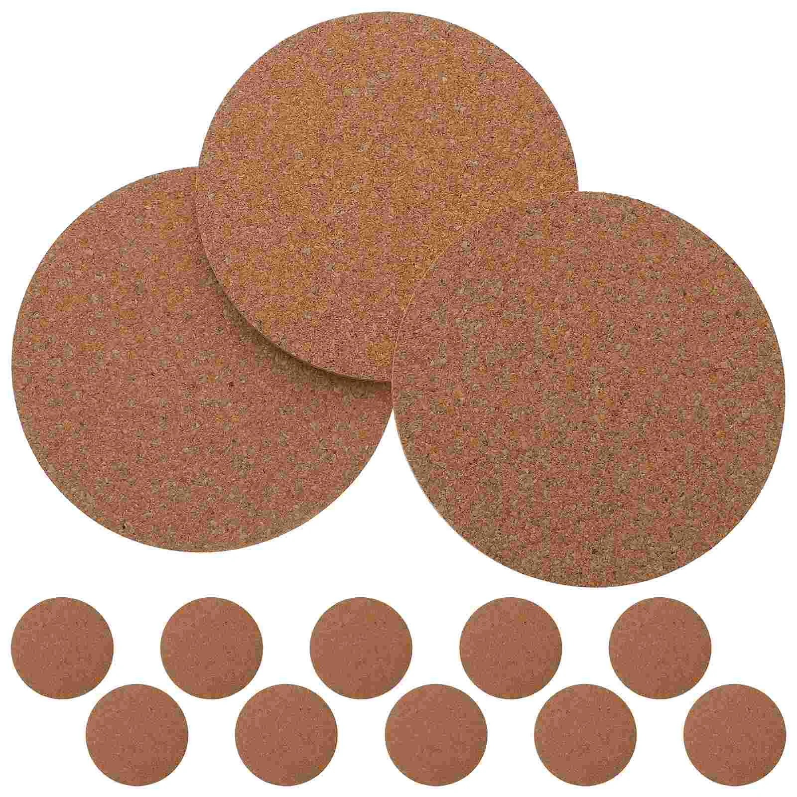 

30 Pcs Coffee Coasters Unfinished Silicone Placemats Pot Holder Glass Drinks Potholders Trivets Cork Cup Bulk
