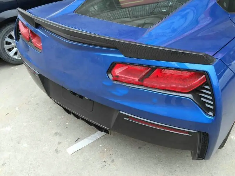 Z51 углеродного волокна спойлер на задний багажник крыло козырек загрузки с