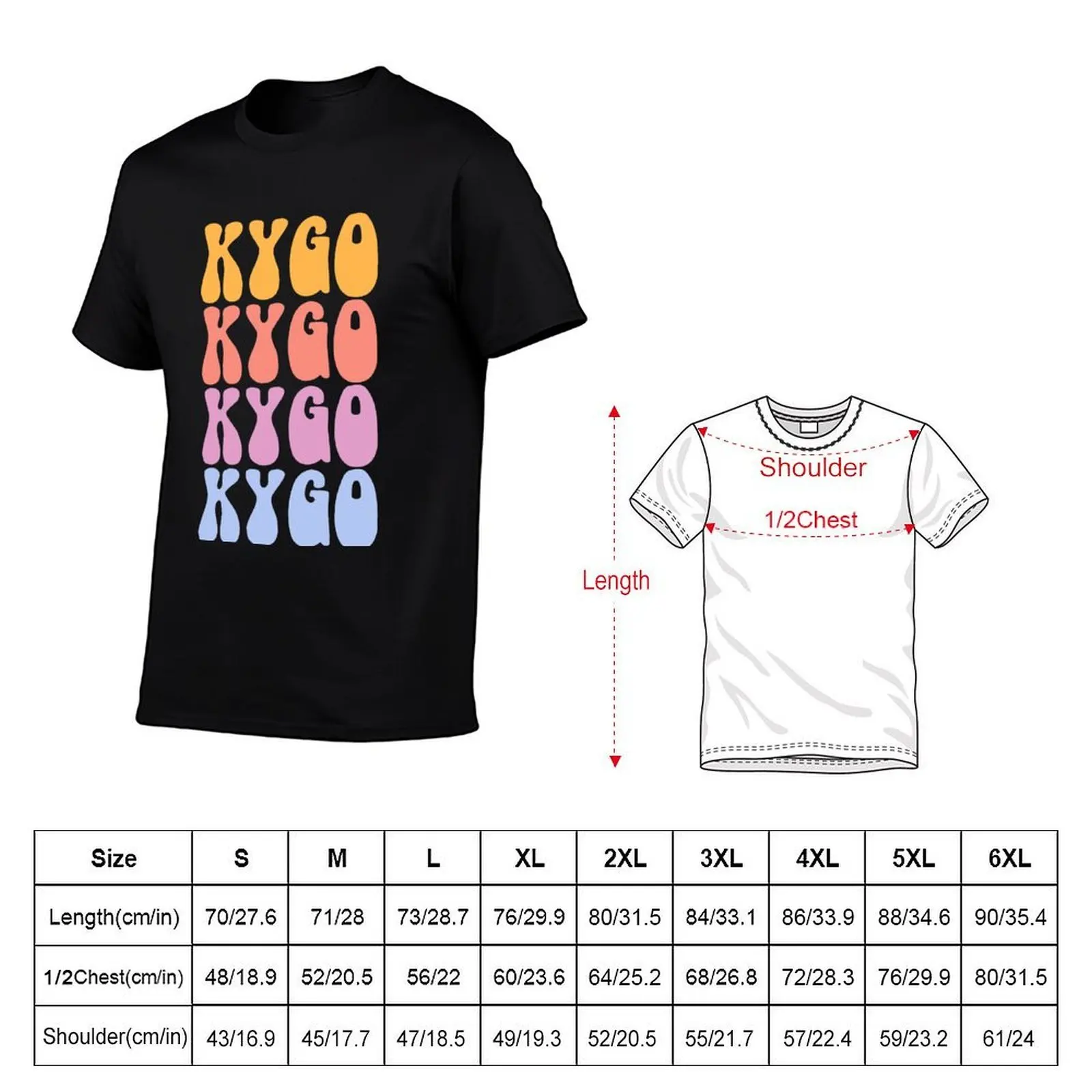 Футболка Kygo Vibes Basic Regular Fit, повседневная футболка стандартного кроя (art.: 3920dbdc533c7) - 3920dbdc533c7