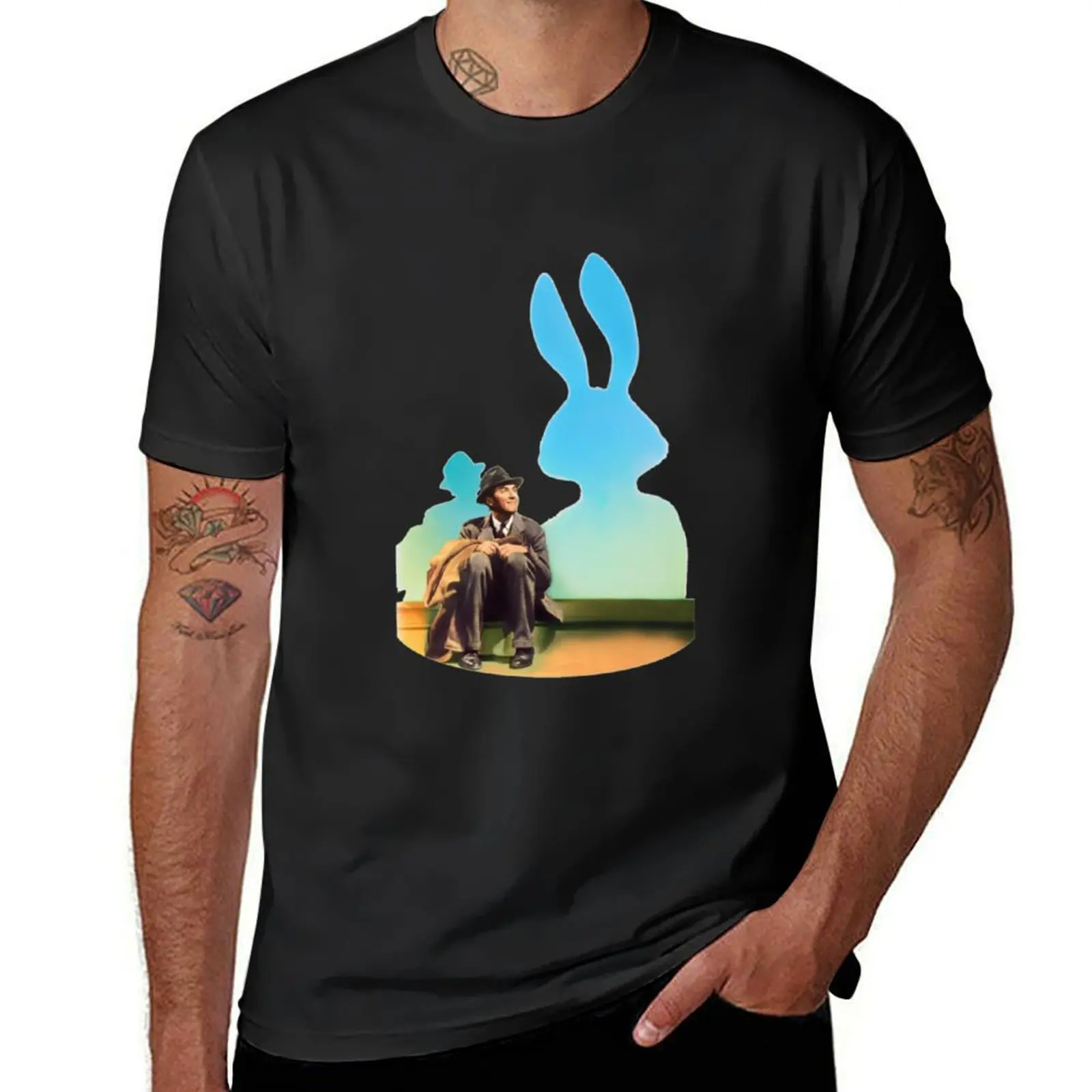 Футболка с персонажами фильма Харви Джеймс Стюарт 1950