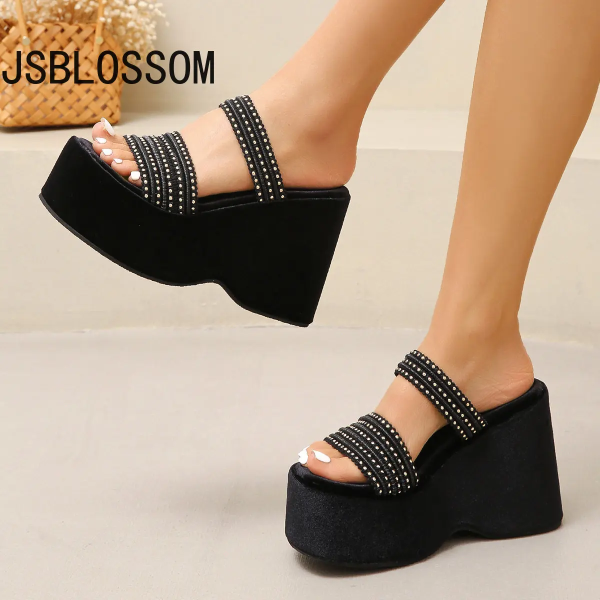 

Туфли женские на высоком каблуке, сандалии на платформе, модная летняя обувь, 2023