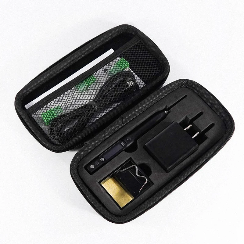 

0.91 Inch Electric Soldering Iron OLED 50℃-500℃ Electric Soldering Iron Compatible With C115 Soldering Head EU Plug