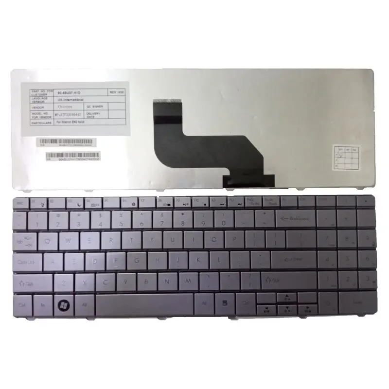 

New For Acer Gateway NV54 NV52 NV53 NV78 NV79 US English silver Laptop Keyboard