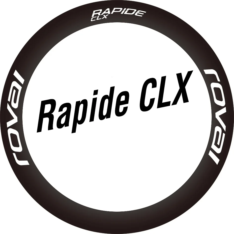 

Two Wheel Sticker for ROVAL rapide CLX Road Bike Bicycle Cycling Decals, for disc brake only