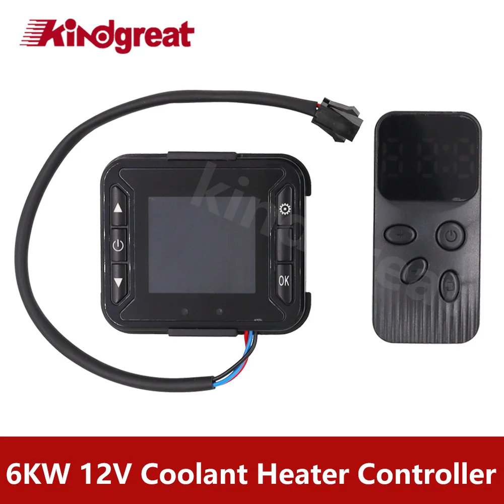 

6 кВт 12 В 24 В дизельный стояночный обогреватель охлаждающей жидкости ЖК-переключатель контроллер RV автомобиль лодка караван дом на колесах водонагреватель материнская плата